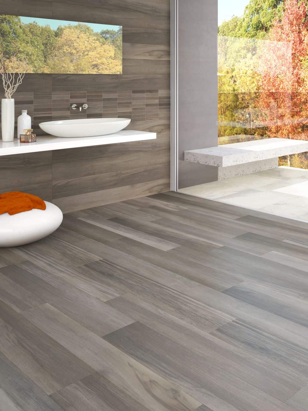 Gạch lát nền vân gỗ ứng dụng linh hoạt
