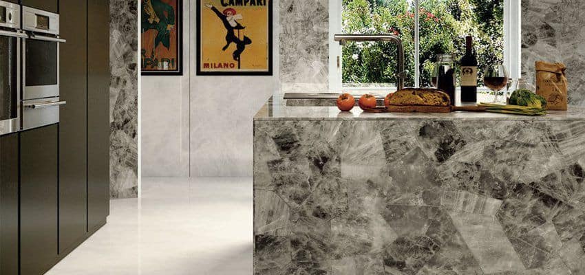 Chú ý đến họa tiết khi chọn gạch lát nền phòng bếp